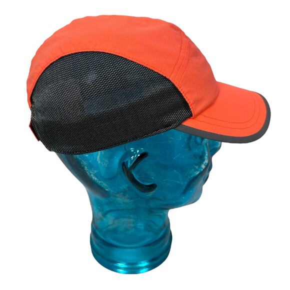 Outdoor Research Swift Running Cap Kids One Size Orange Gray Hook & Loop Hat - Picture 3 of 9
